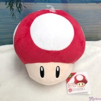 530608 Super Mario S Size Plush  15.5cm Super Mushroom Red